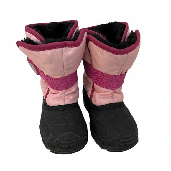 Kamik Snowbug3 Winter Boots Toddler Size 8 Pink Waterproof Insulated Snow Boots - Picture 2 of 6